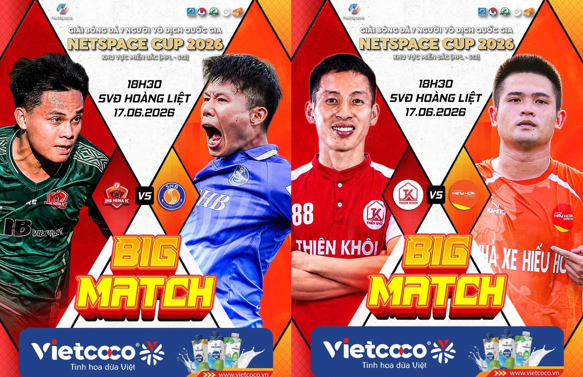Vòng 7 HPL-S13: Đội bóng nhà băng SHB đối đầu “kẻ ngáng đường” JMB Media